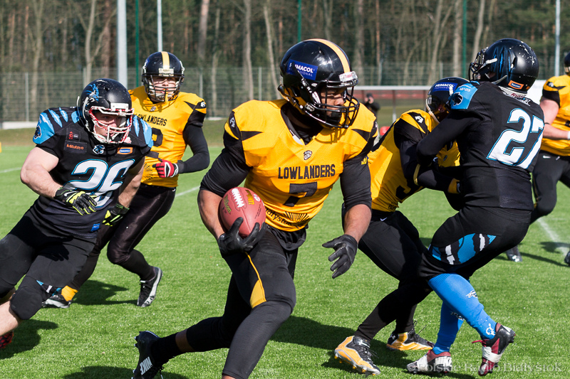 Lowlanders Białystok przegrali z Panthers Wrocław