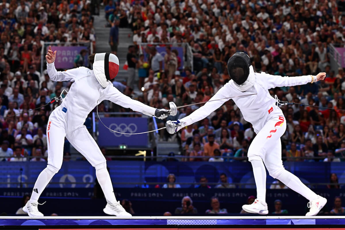 Polskie szpadzistki wywalczyły brąz na igrzyskach w Paryżu [zdjęcia]