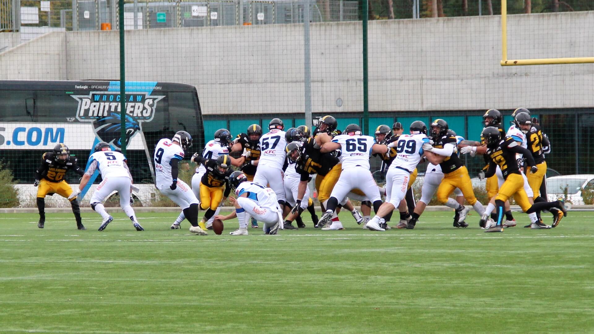 Lowlanders z pierwszą porażką w sezonie. Ulegli Panthers Wrocław - teraz zagrają w półfinale [zdjęcia, wideo]