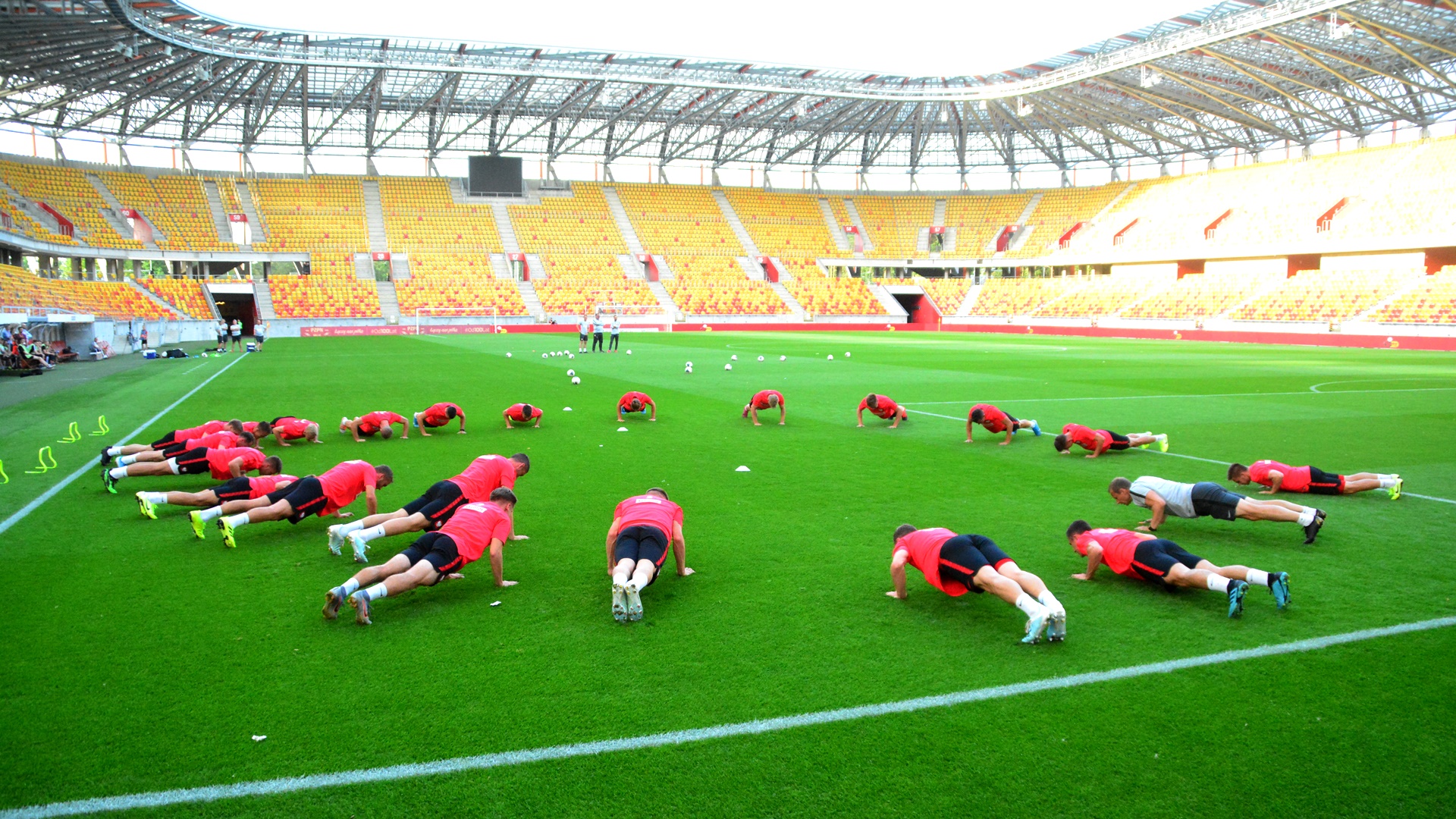 Trening reprezentacji Polski U-21 na Stadionie Miejskim w Białymstoku [zdjęcia, wideo]
