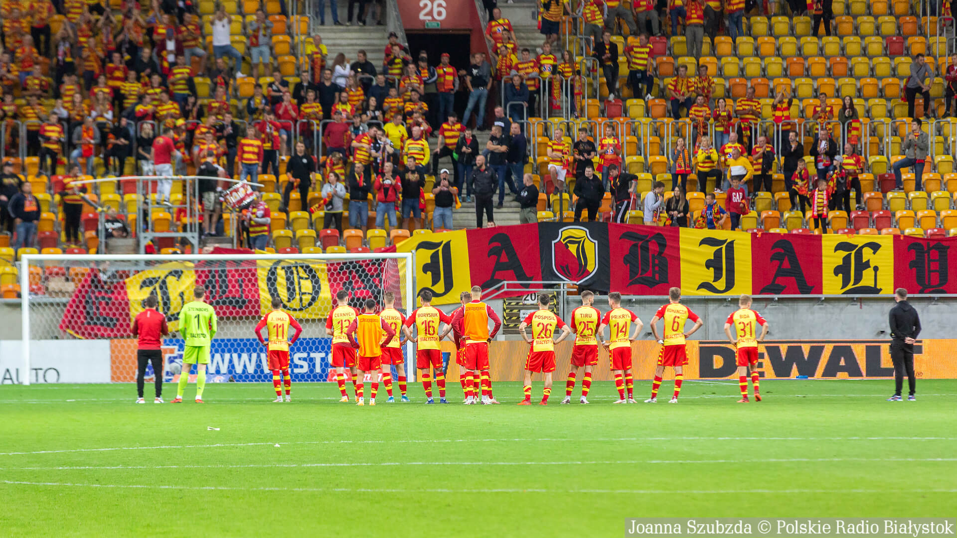 Ostatni mecz Jagiellonii Białystok w sezonie z udziałem kibiców