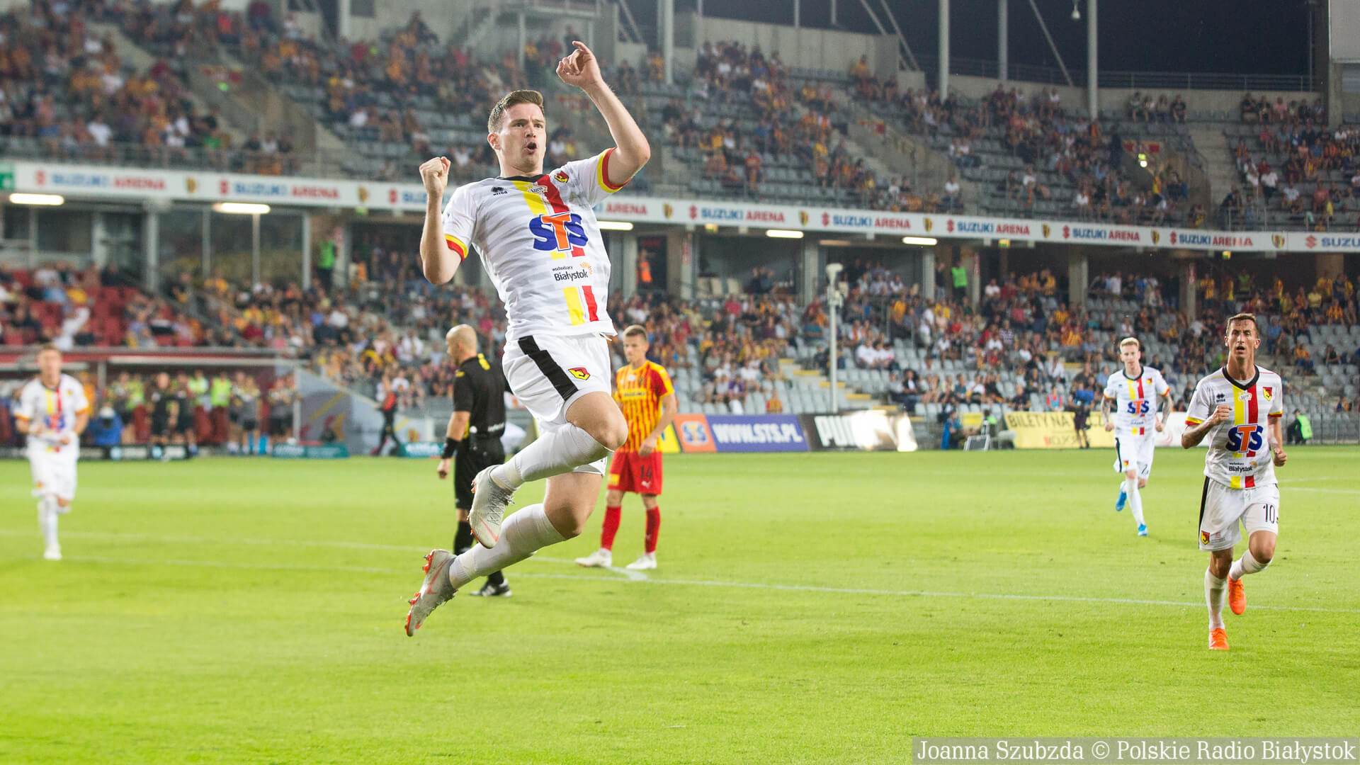 Jagiellonia wygrywa z Koroną Kielce i zostaje liderem tabeli [zdjęcia]