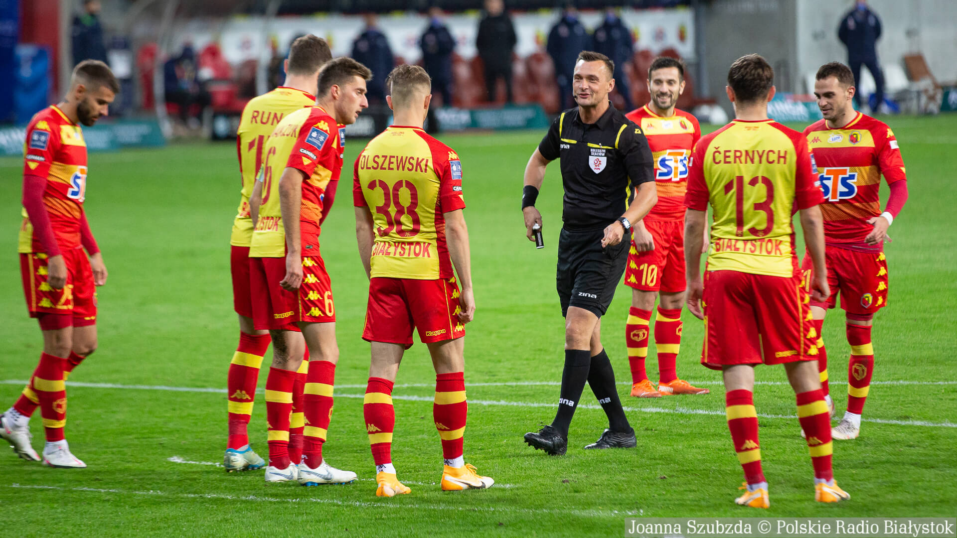 Jarosław Przybył poprowadzi wyjazdowy mecz Jagiellonii Białystok z Wisłą Kraków