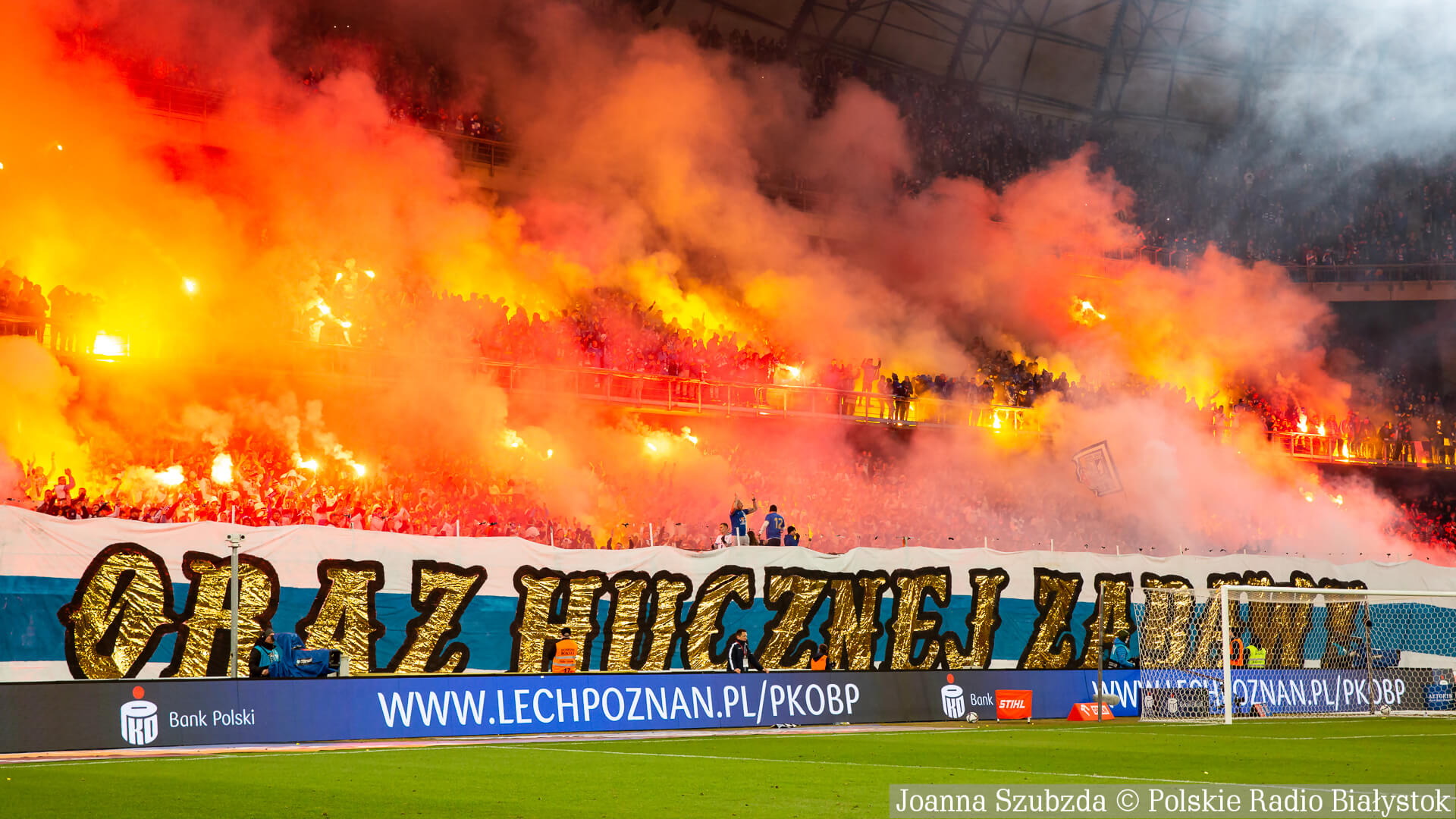 Jagiellonia Białystok przegrywa z Lechem Poznań na 100-lecie klubu z Wielkopolski [zdjęcia]