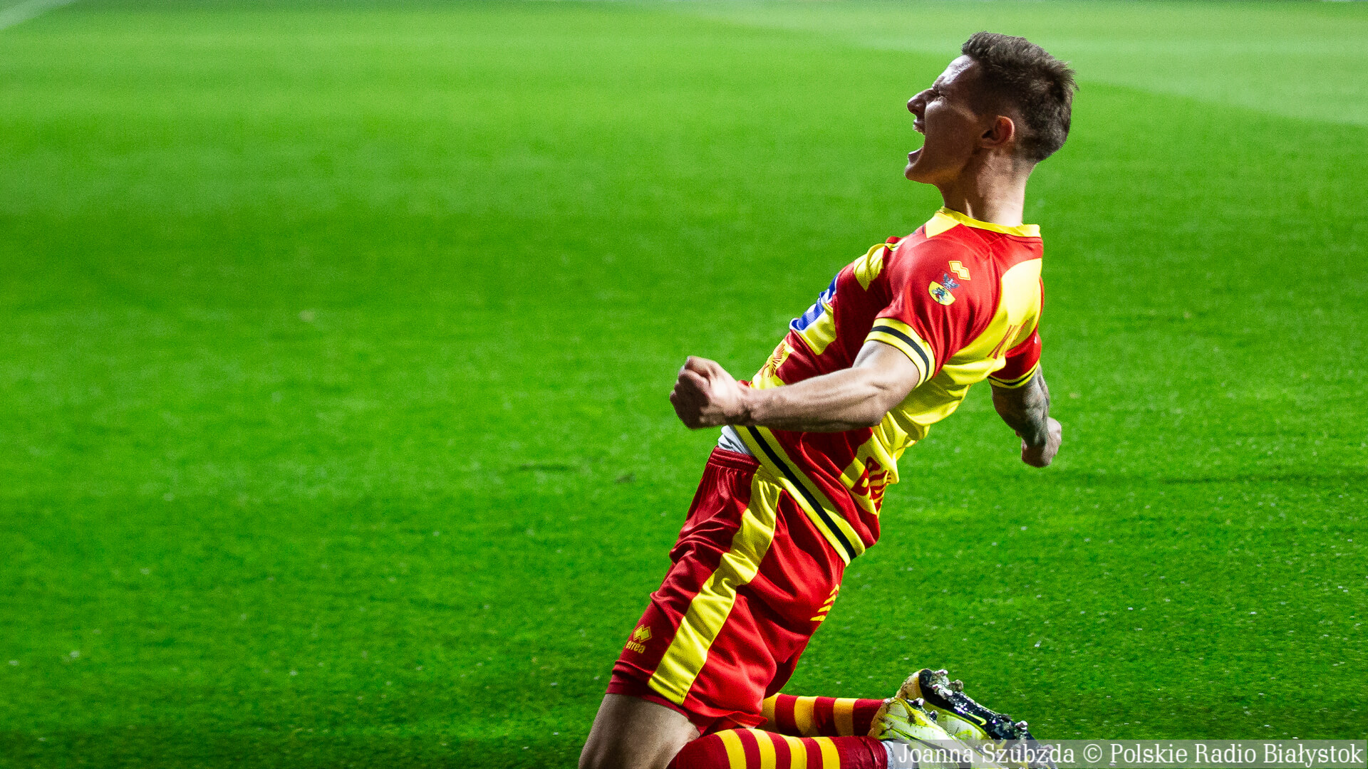 Napastnik Patryk Klimala ma szansę zostać zawodnikiem października w PKO Ekstraklasie