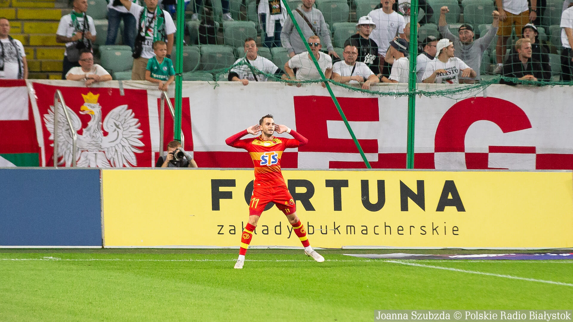 Jagiellonia wygrywa z mistrzem Polski - Legią Warszawa [zdjęcia]