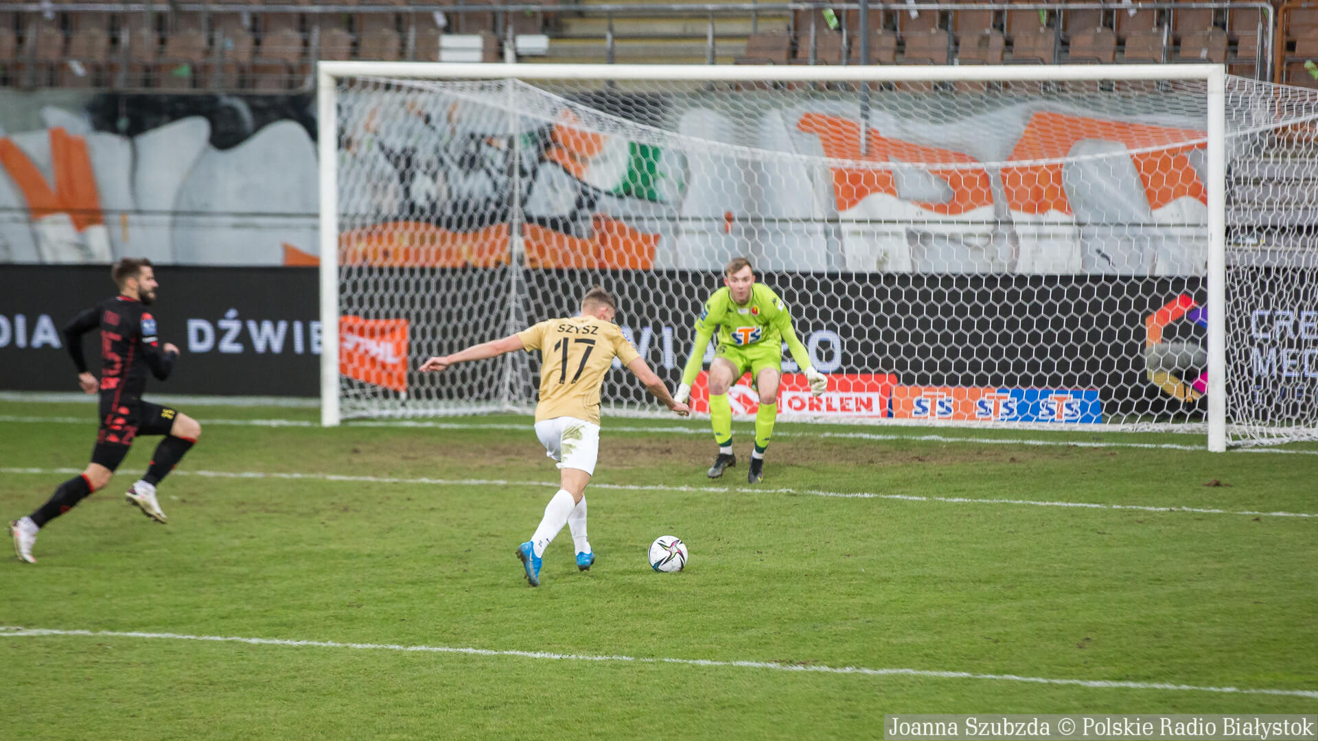 Dramat Jagiellonii Białystok trwa - żółto-czerwoni przegrali na wyjeździe z Zagłębiem Lubin