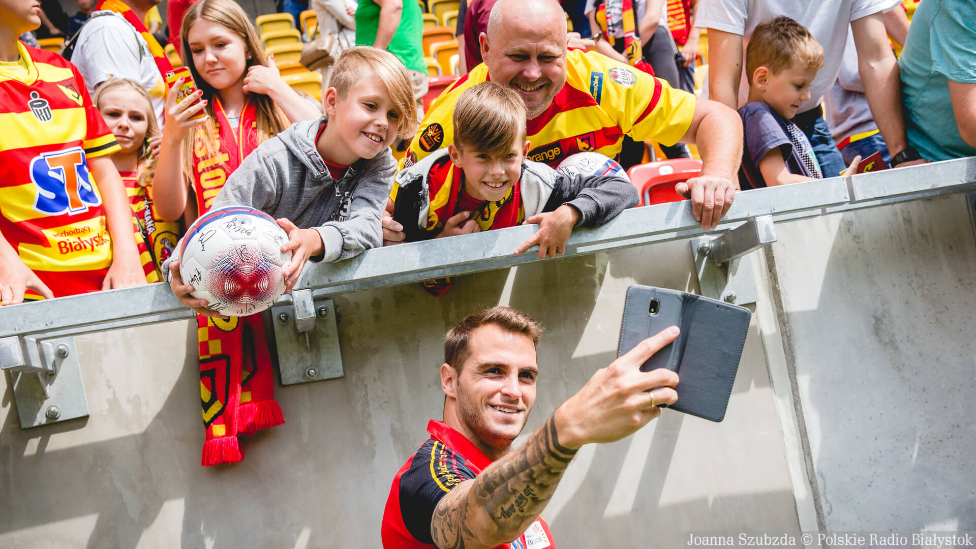 Wygrany sparing i prezentacja piłkarzy Jagiellonii tydzień przed startem sezonu [zdjęcia]