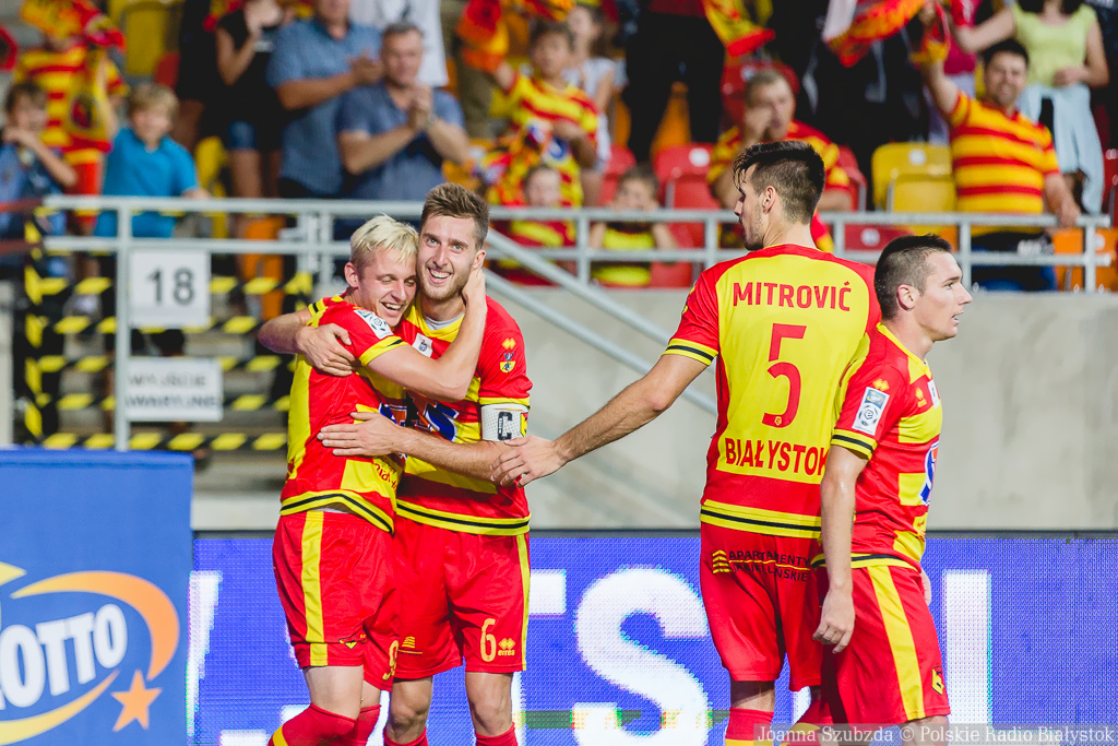 Niesamowita końcówka meczu - Jagiellonia wygrała z Piastem Gliwice [zdjęcia]