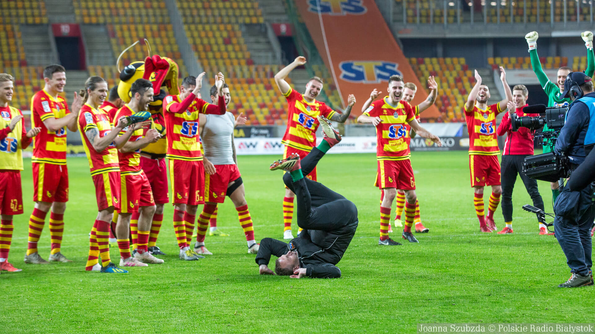 Jagiellonia Białystok wygrywa z mistrzem Polski - Legią Warszawa [zdjęcia]