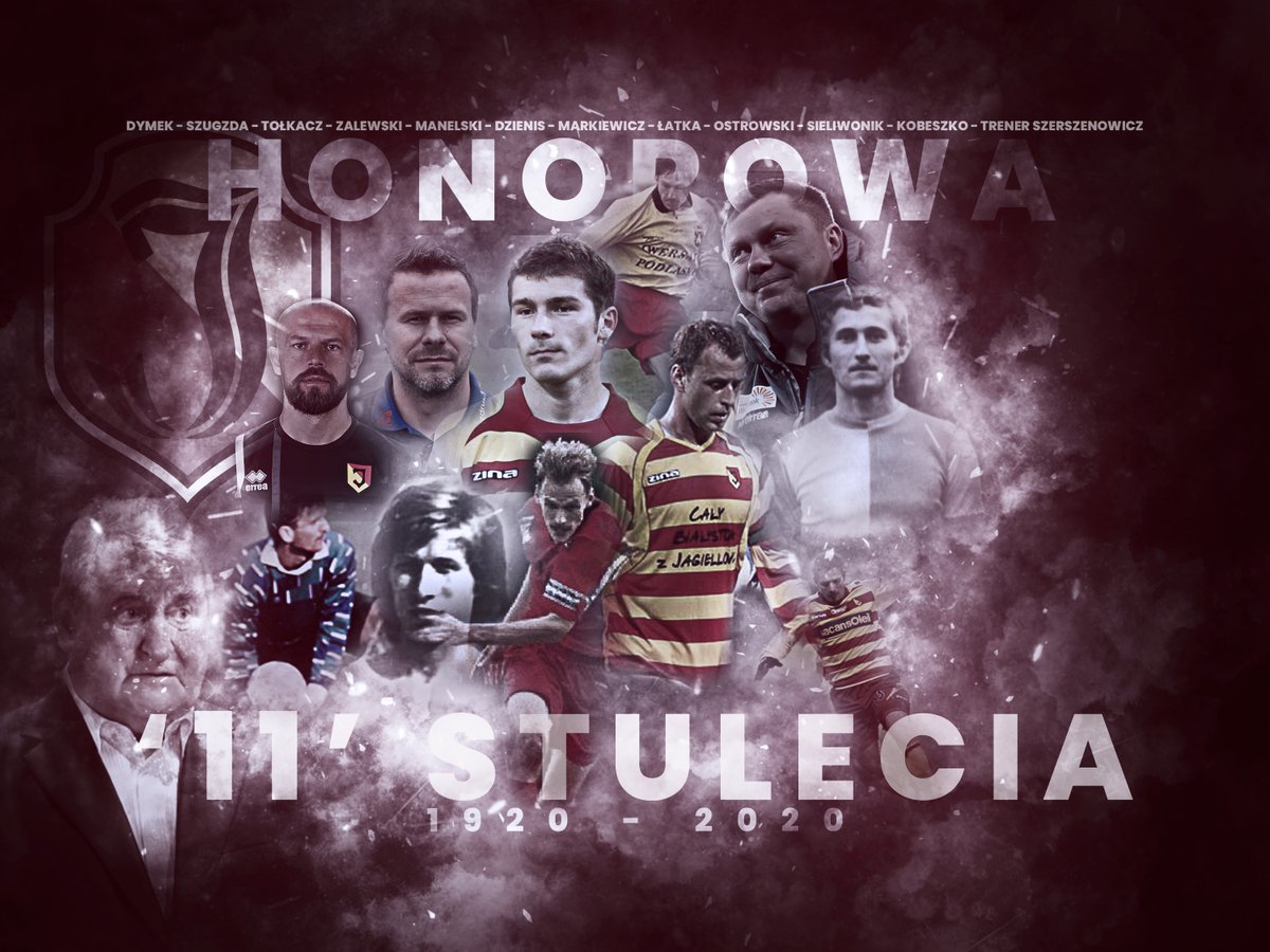 Eksperci i dziennikarze wybrali cztery "11 stulecia" Jagiellonii Białystok