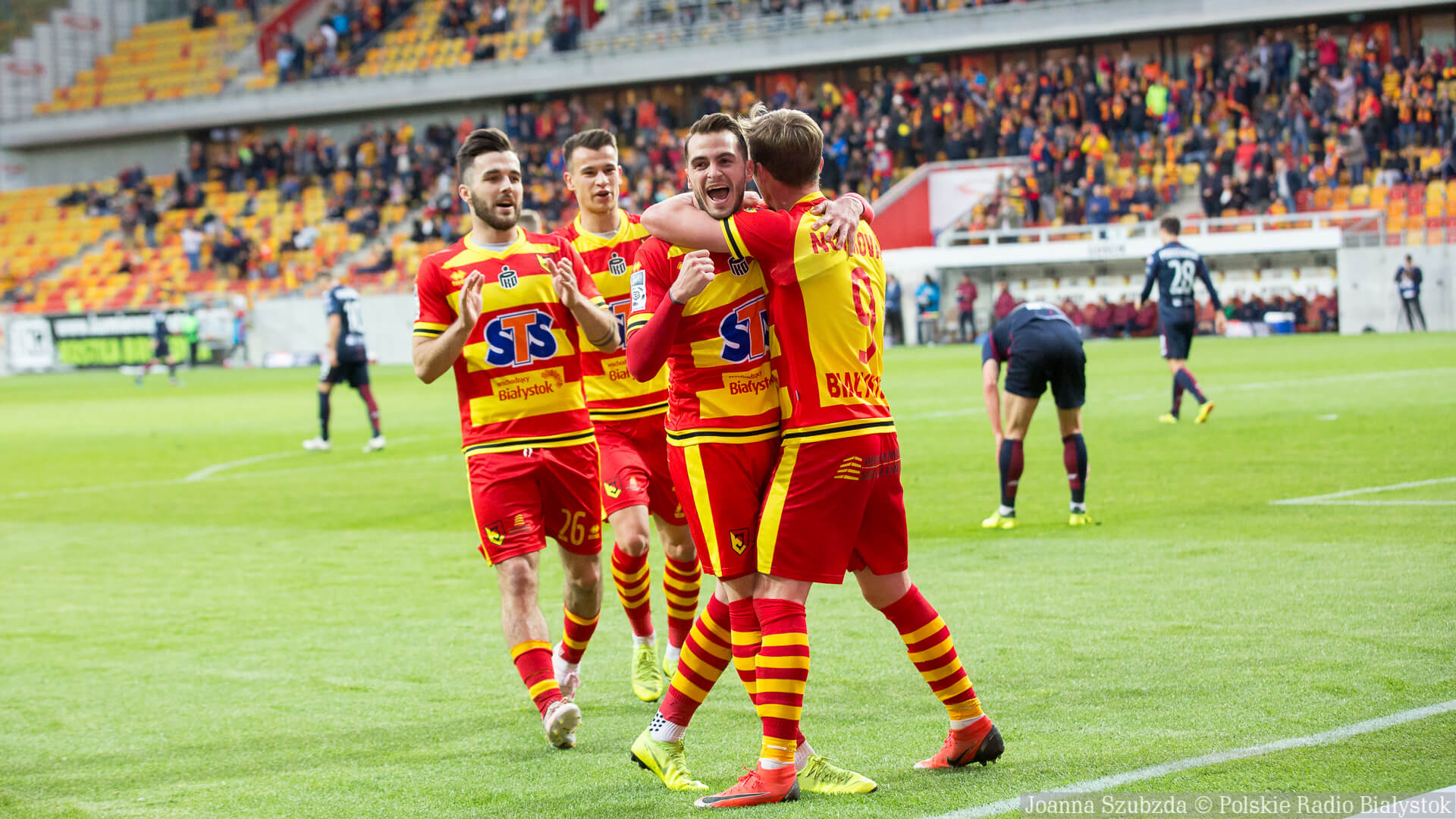 Zwycięstwo z Pogonią i powrót Jagiellonii na czwarte miejsce w tabeli [zdjęcia]