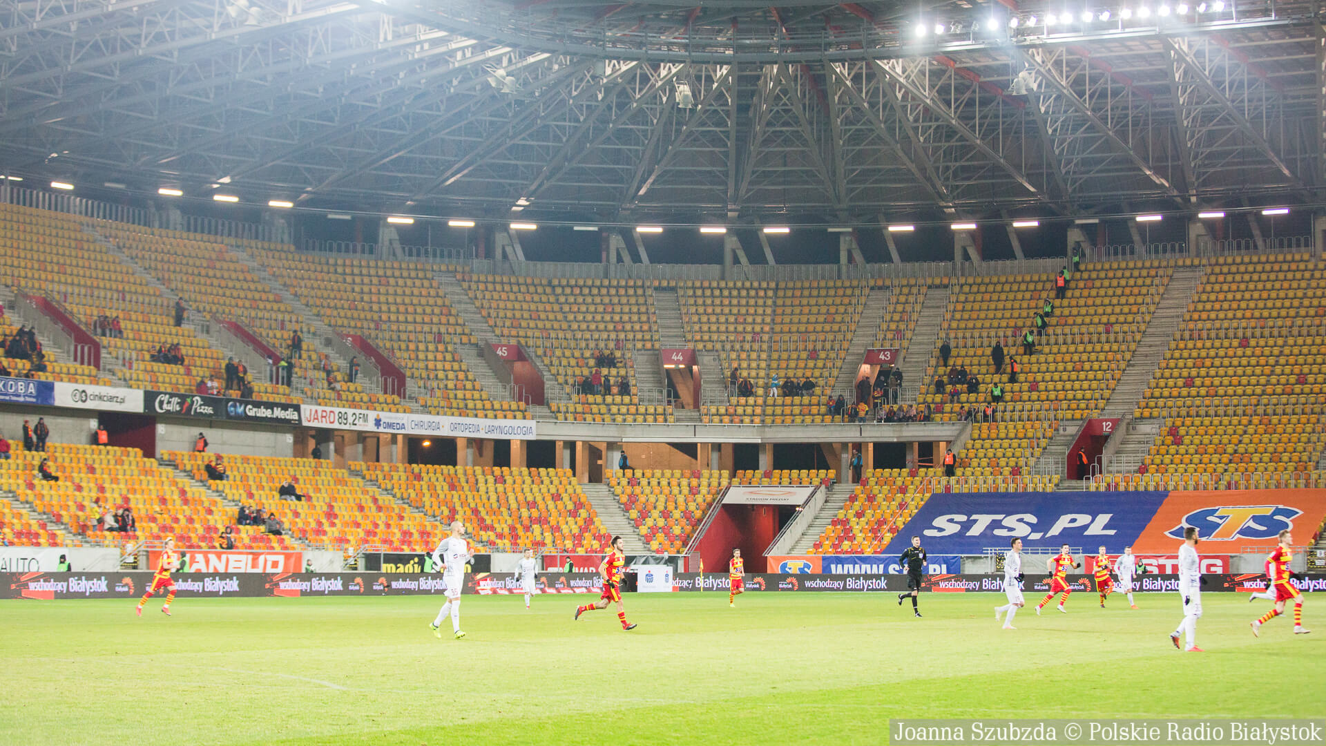 Ekstraklasa piłkarska - Jagiellonia - Karpaty Lwów 1:0 w sparingu