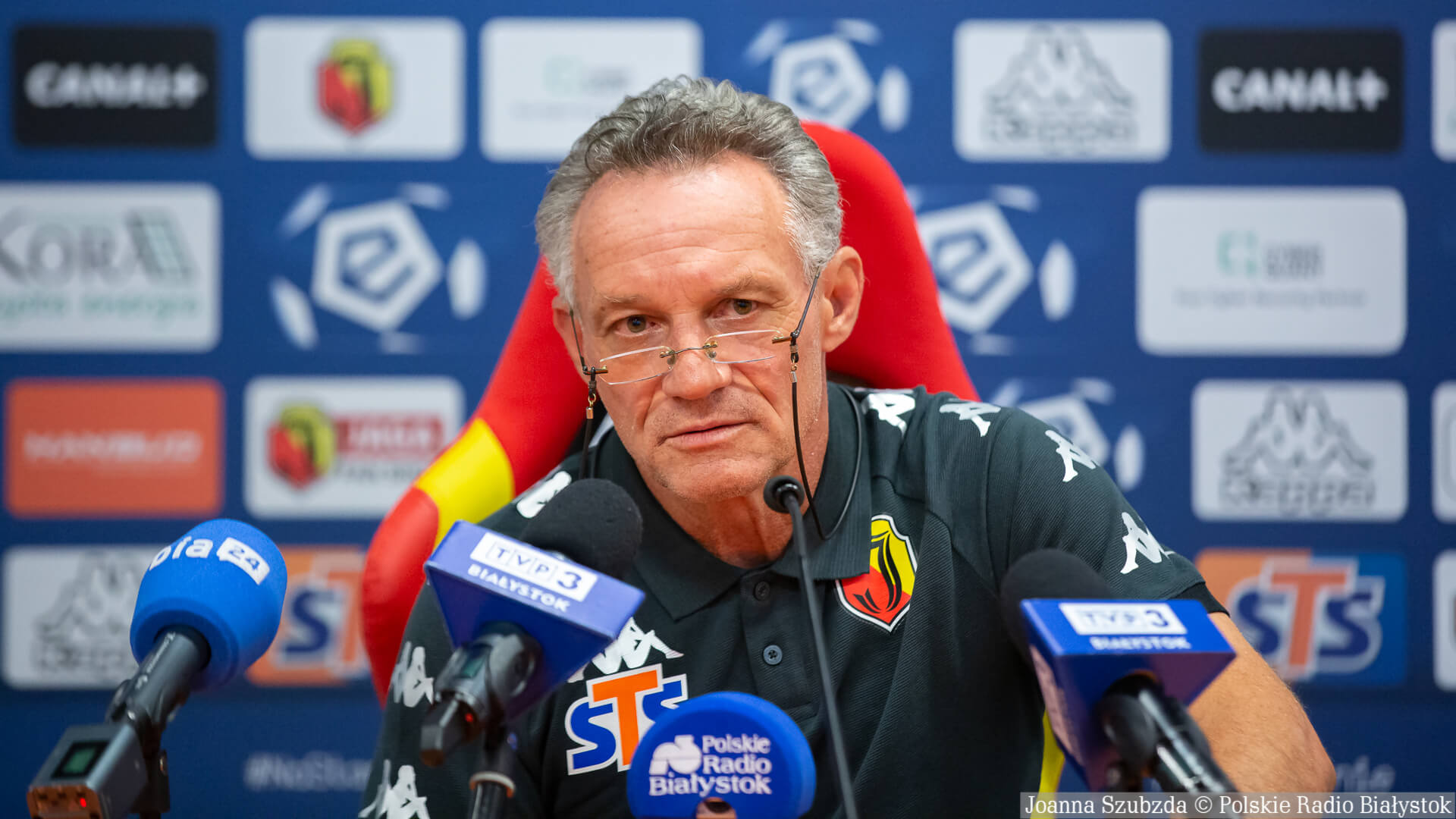 Trener Jagiellonii Białystok: mamy grać w piłkę i biegać, a nie dywagować, co szwankuje