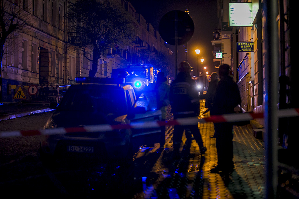 Łomża:  Niewybuch w centrum miasta. Ewakuacja kilku budynków