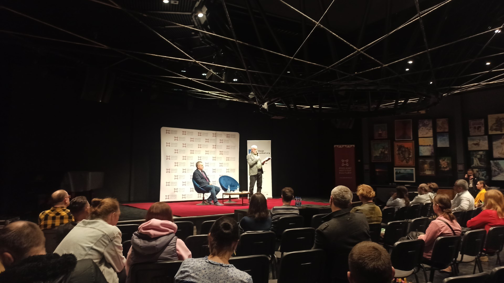 Spotkanie autorskie z Uładzimirem Arłowem w Białymstoku 30.04.2022