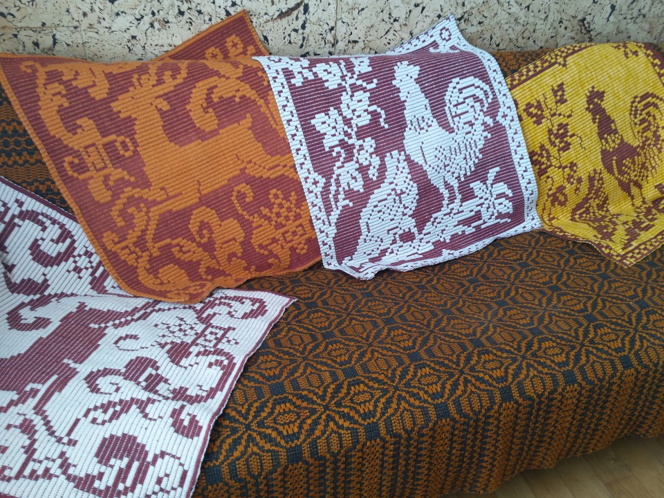 Makatki, chodniki i kapy - tkackie skarby Ireny Ignaciuk z Lewkowa Starego 2017.02.07