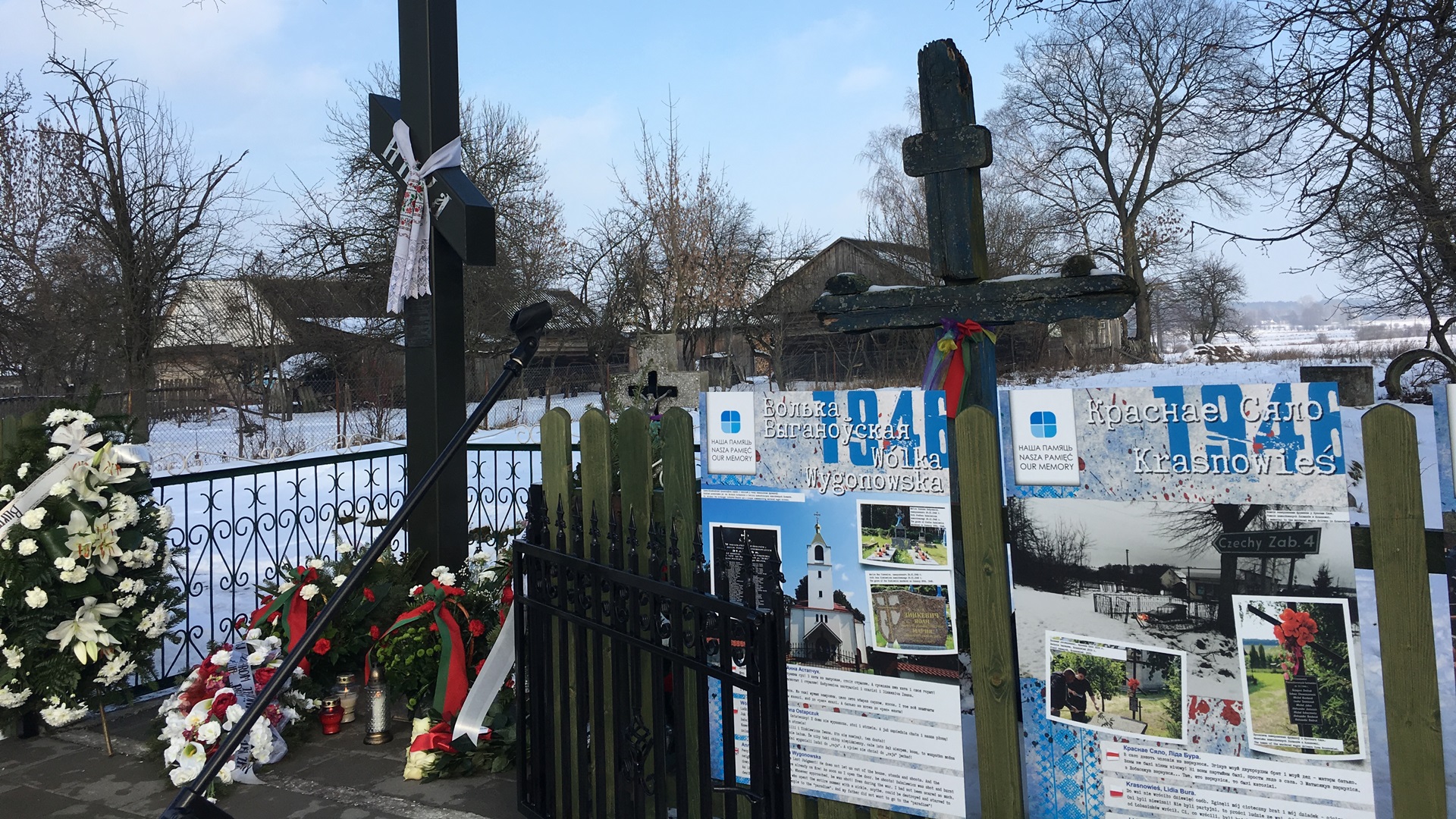 W Zaleszanach można zobaczyć na fotografiach historię stosunków polsko-białoruskich