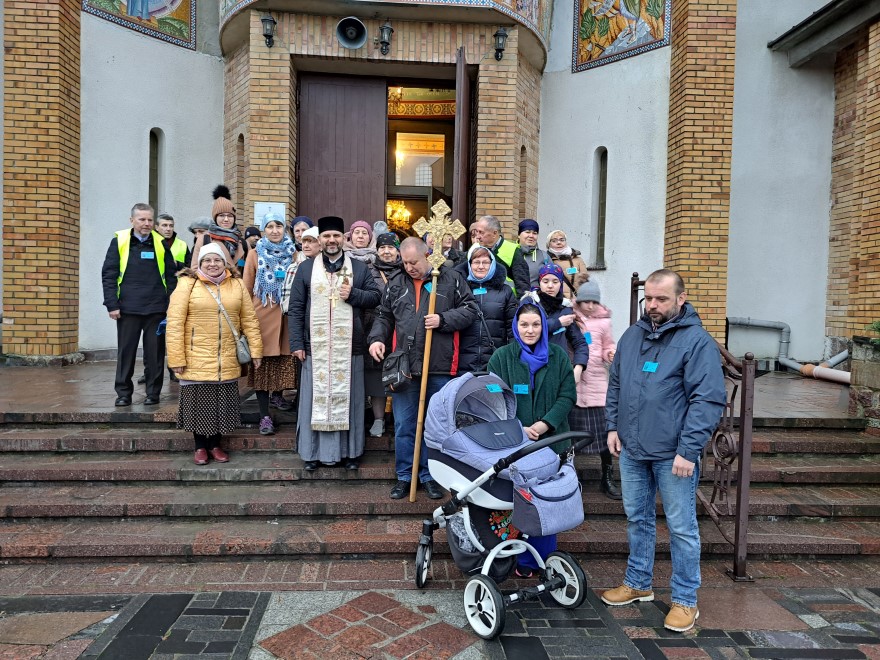 Przed wyjściem do cerkwi 09.04.2023