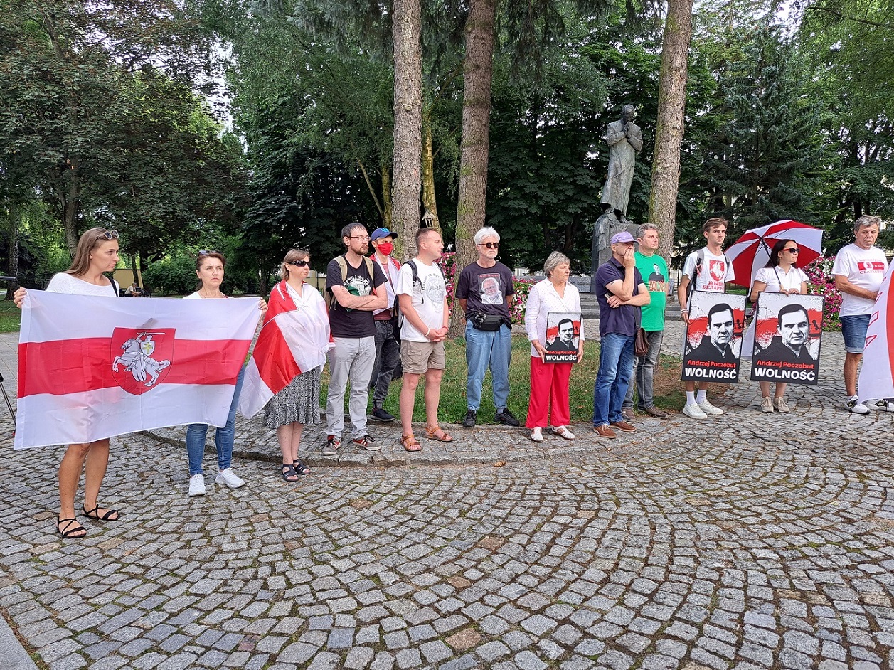 Akcja solidarności z więźniami politycznymi 26.07.2023