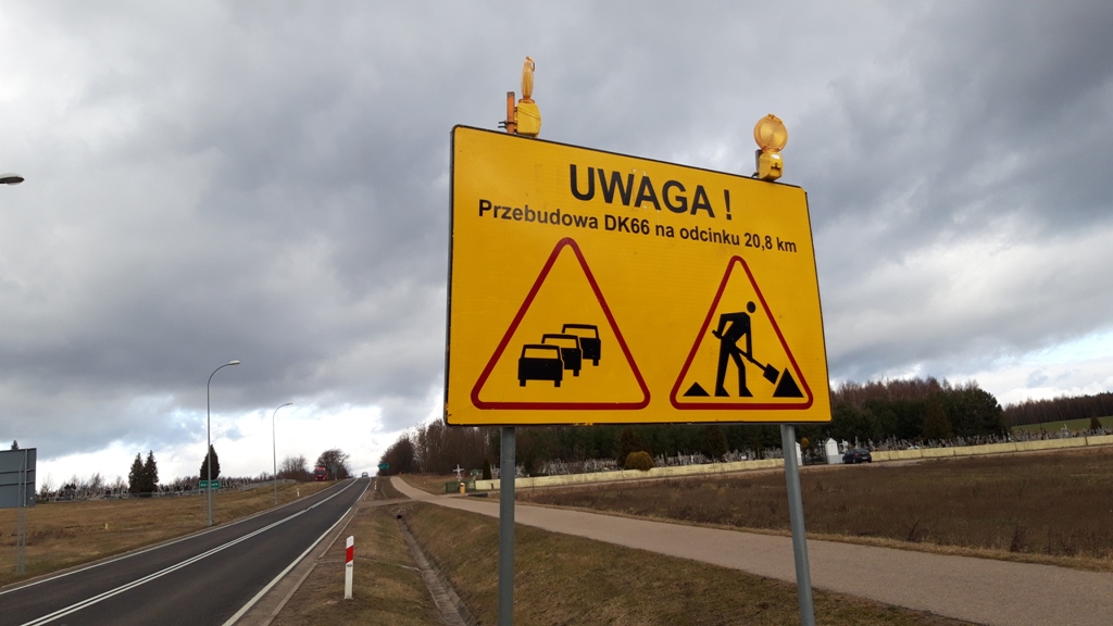 Rozpoczęto przebudowę drogi z Bielska Podlaskiego do przejścia w Połowcach