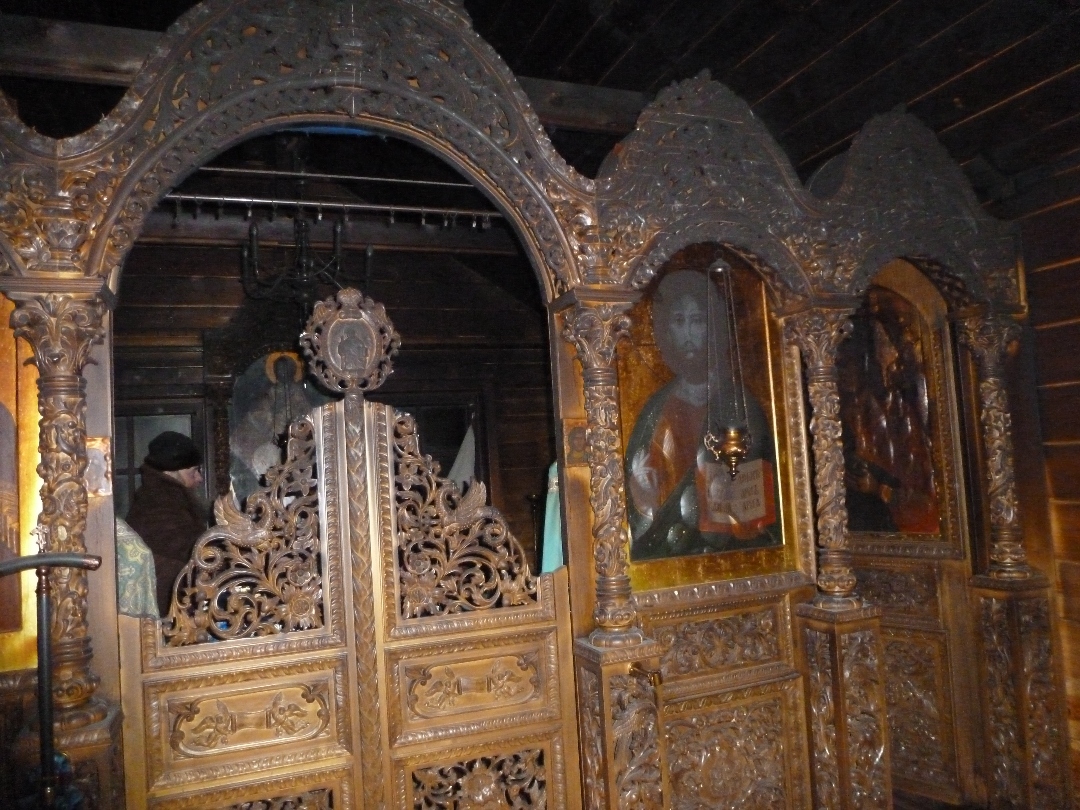 Pożar cerkwi w skicie w Odrynkach 04.12.2016