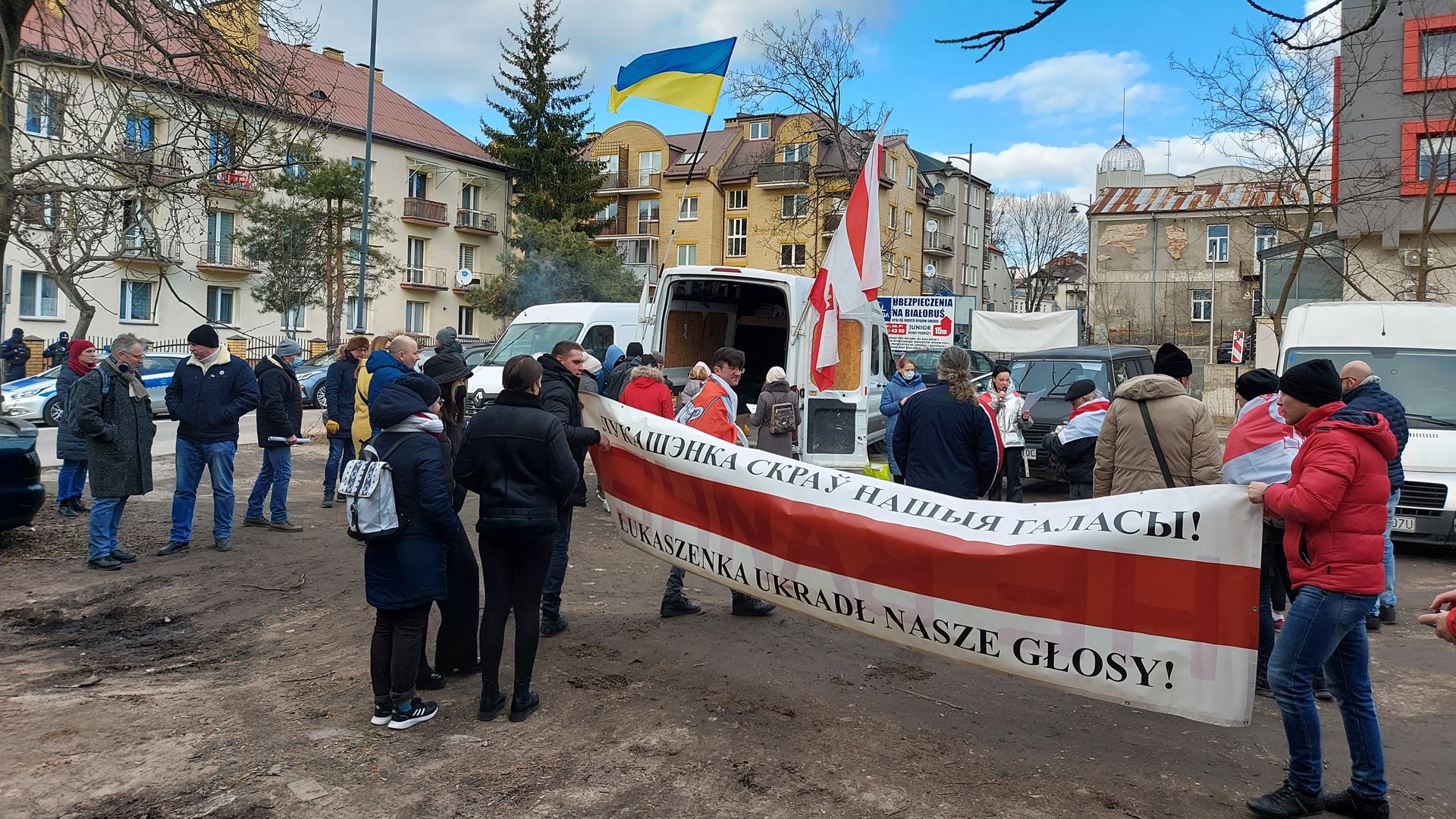 Białorusini z Białegostoku pomagają Ukrainie