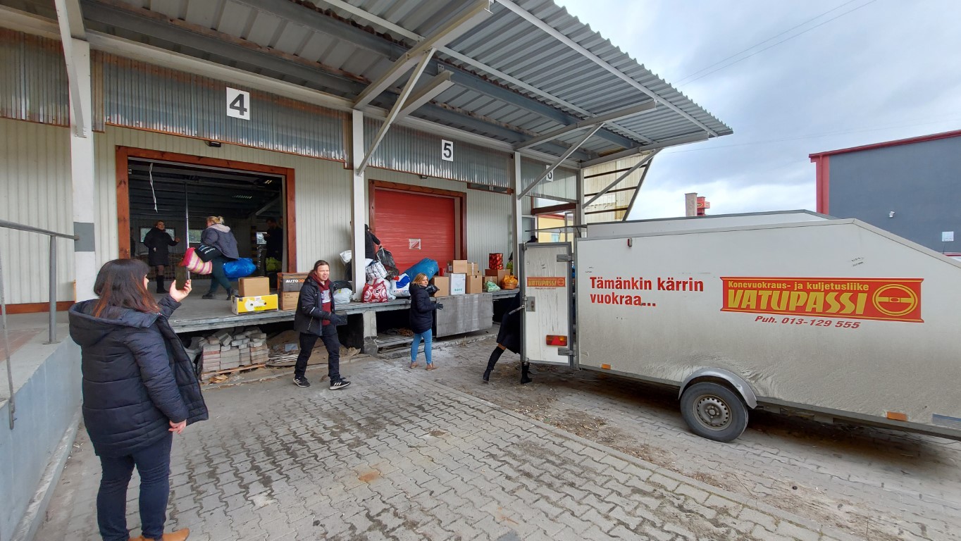 Do Bielska Podlaskiego dotarł fiński konwój z pomocą humanitarną dla ukraińskich uchodźców