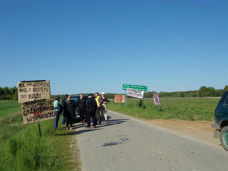 Relokacja przystanku kolejowego Gregorowce 14.05.2023