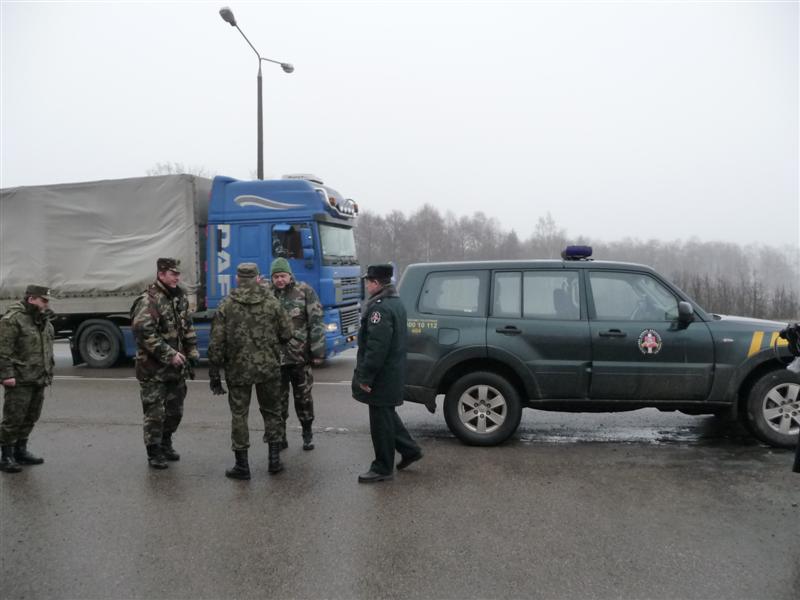 Polsko-litewskie patrole na granicy