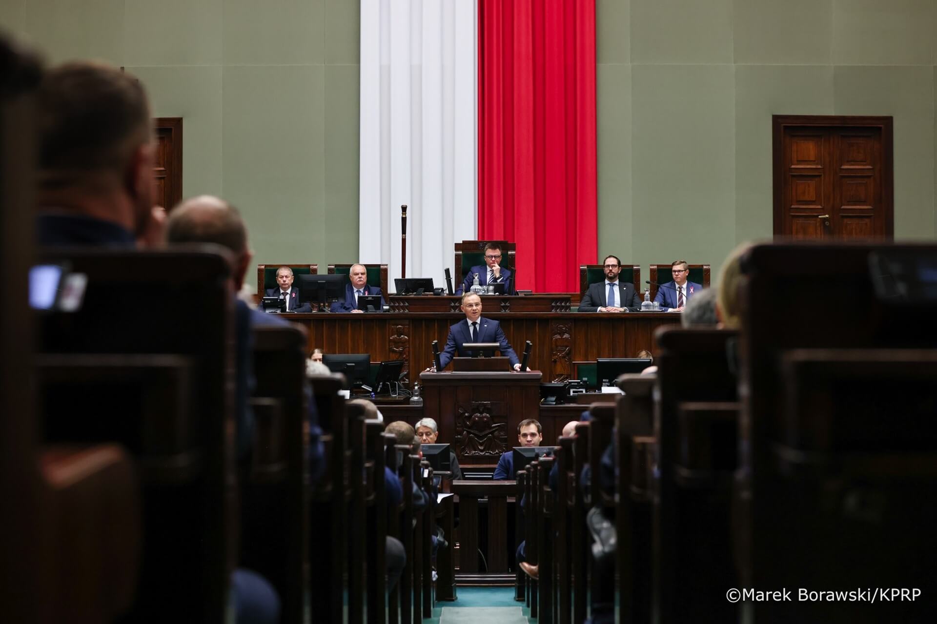 Bezpieczeństwo i obrona polskiej granicy to jedne z głównych tematów orędzia prezydenta Andrzeja Dudy