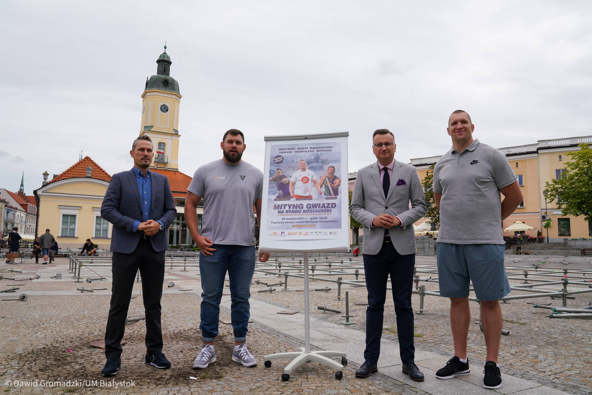 Lekkoatletyczne widowisko w centrum Białegostoku