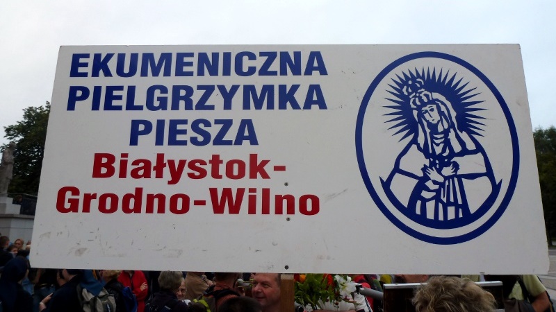 Zamiast z Białegostoku do Wilna, pątnicy pielgrzymują z Czarnej Białostockiej do Sokółki