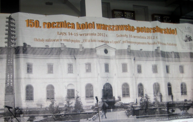 Mieszkańcy Łap świętują powstanie kolei warszawsko - petersburskiej