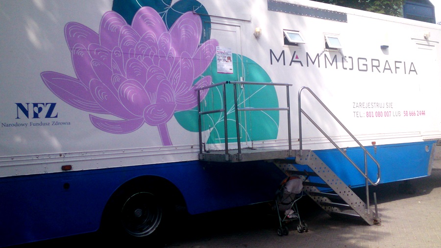 Szansa na szybkie i bezpłatne badanie - mammobus rusza w trasę