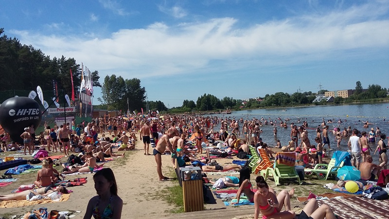 Udany sezon kąpielowy na plaży w Dojlidach