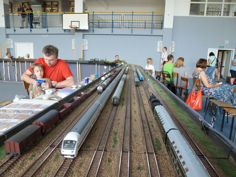 Miniaturowe szyny, dworce i pociągi - wystawa "Kolej w miniaturze" w Łapach [zdjęcia]