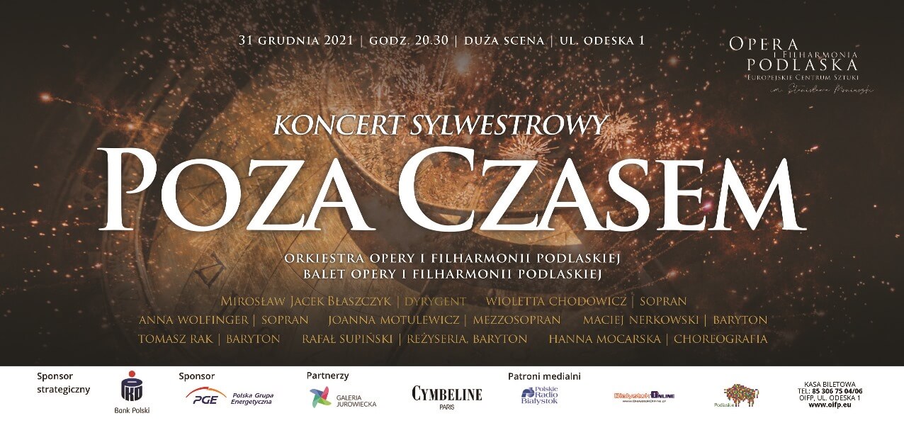 Koncert sylwestrowy "Poza czasem" w OiFP