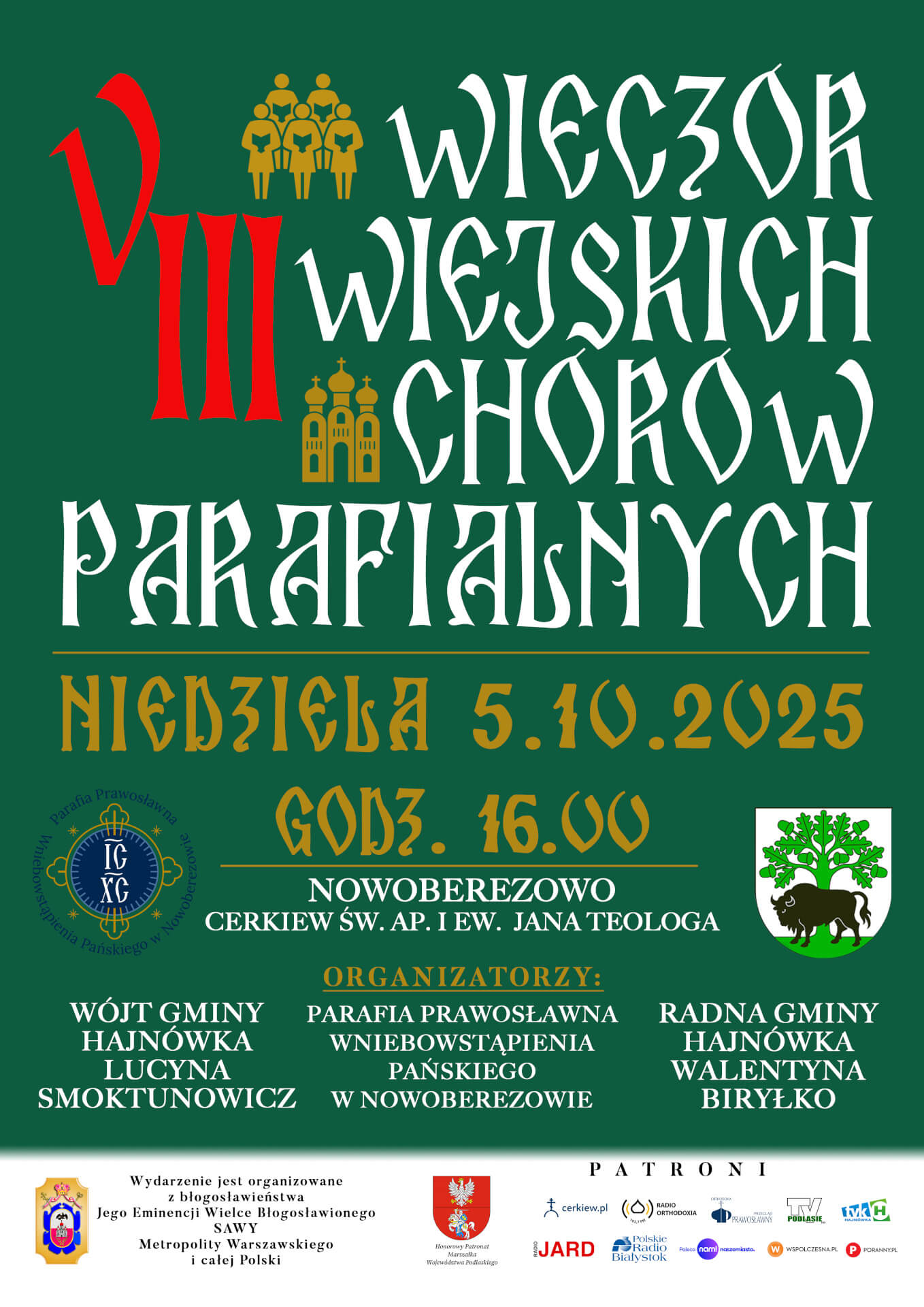 VIII Wieczór Wiejskich Chórów Parafialnych w Nowoberezowie