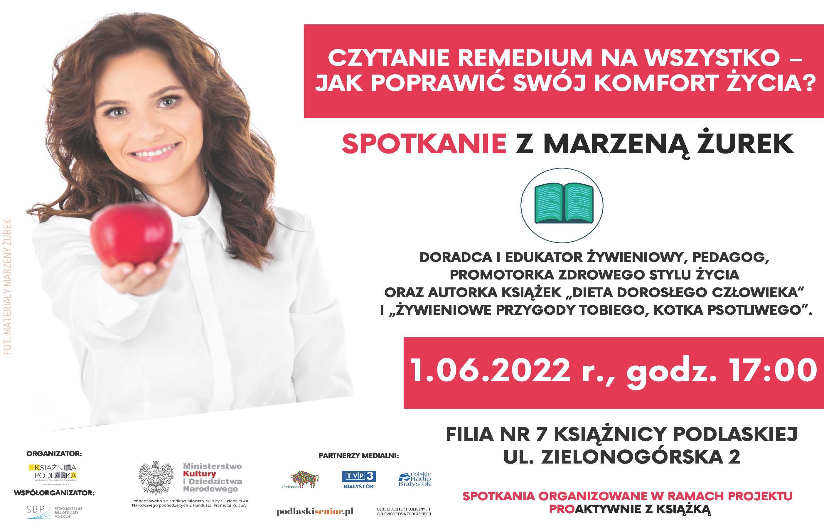 Projekt "PROaktywnie z książką" w Książnicy Podlaskiej - wydarzenia czerwcowe
