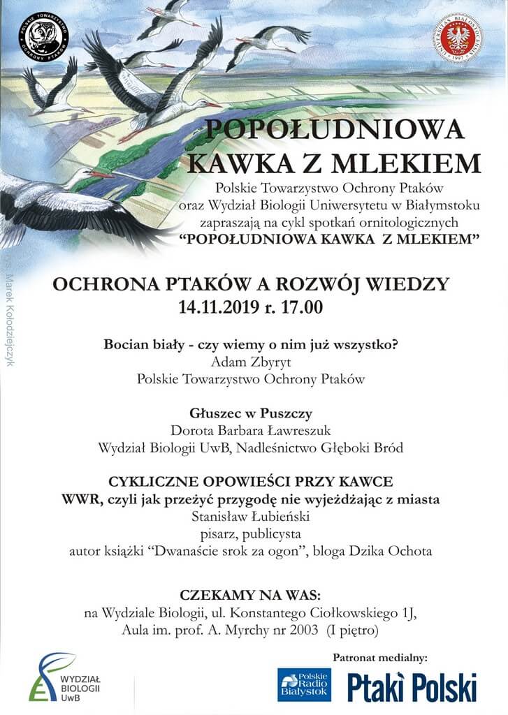 Spotkanie "Ochrona ptaków a rozwój wiedzy"