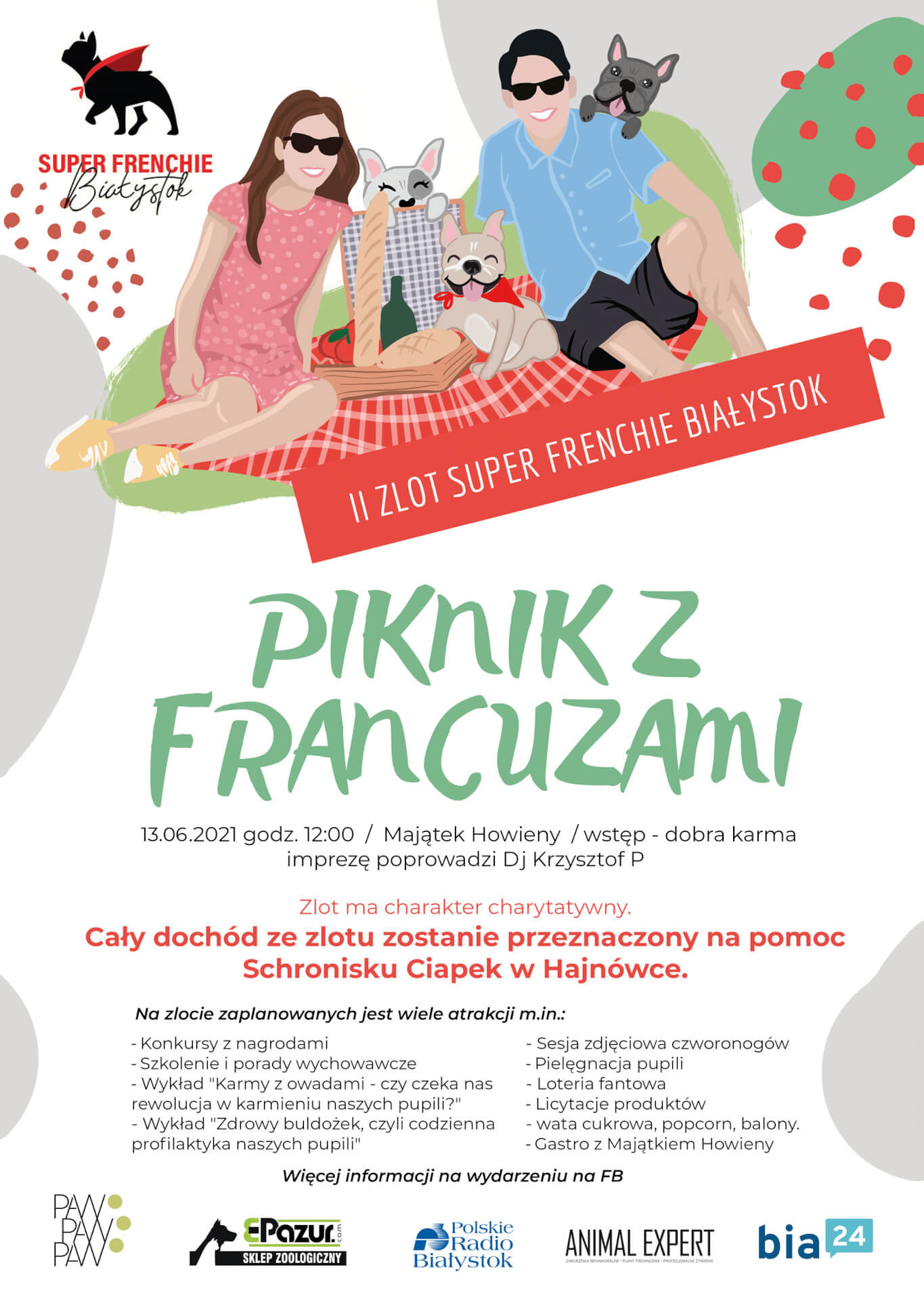 II Zlot Super Frenchie Białystok "Piknik z Francuzami"