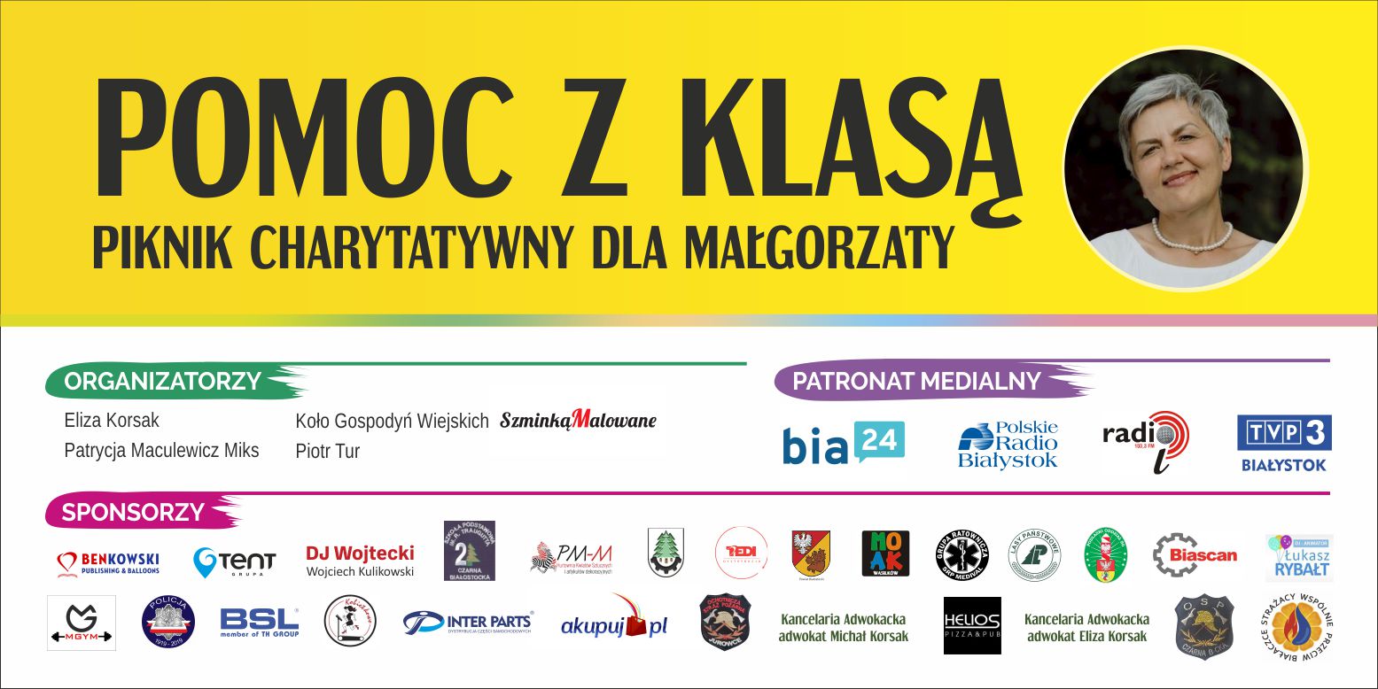 Pomoc z Klasą - Piknik Charytatywny dla Małgorzaty