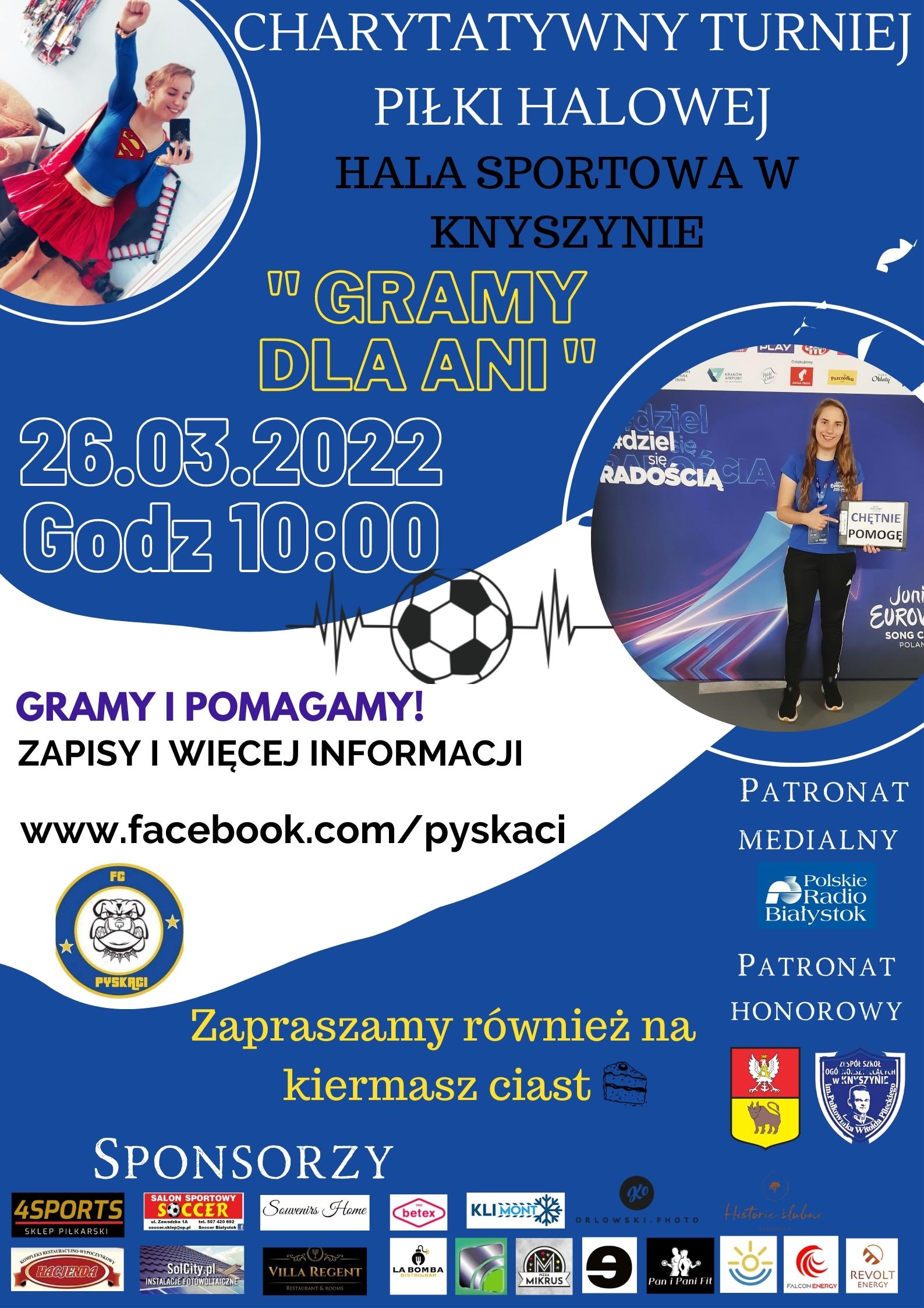 Charytatywny Turniej Piłki Halowej "Gramy dla Ani"