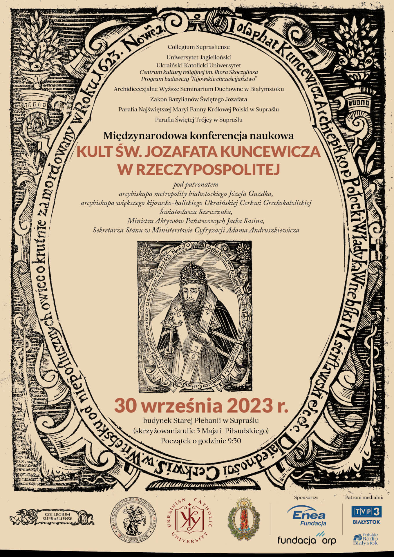 Międzynarodowa konferencja naukowa "Kult św. Jozafata w Rzeczypospolitej"