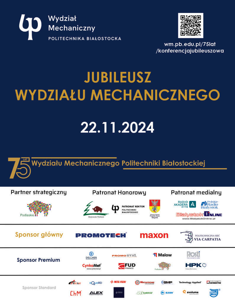 Jubileusz Wydziału Mechanicznego Politechniki Białostockiej