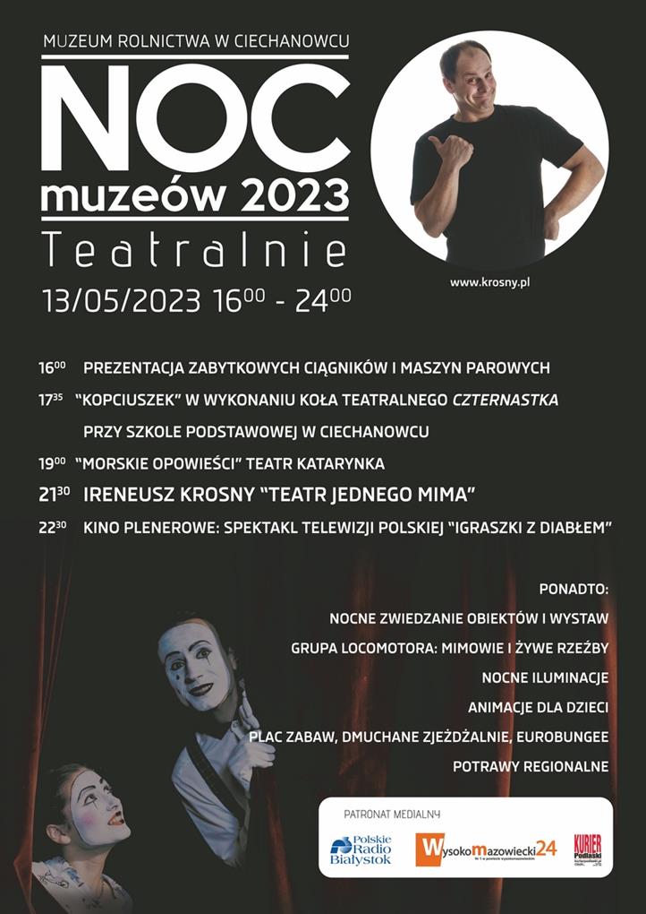 Noc muzeów w Muzeum Rolnictwa w Ciechanowcu