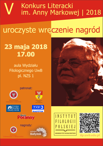 Rozstrzygnięcie V Konkursu Literackiego im. Anny Markowej