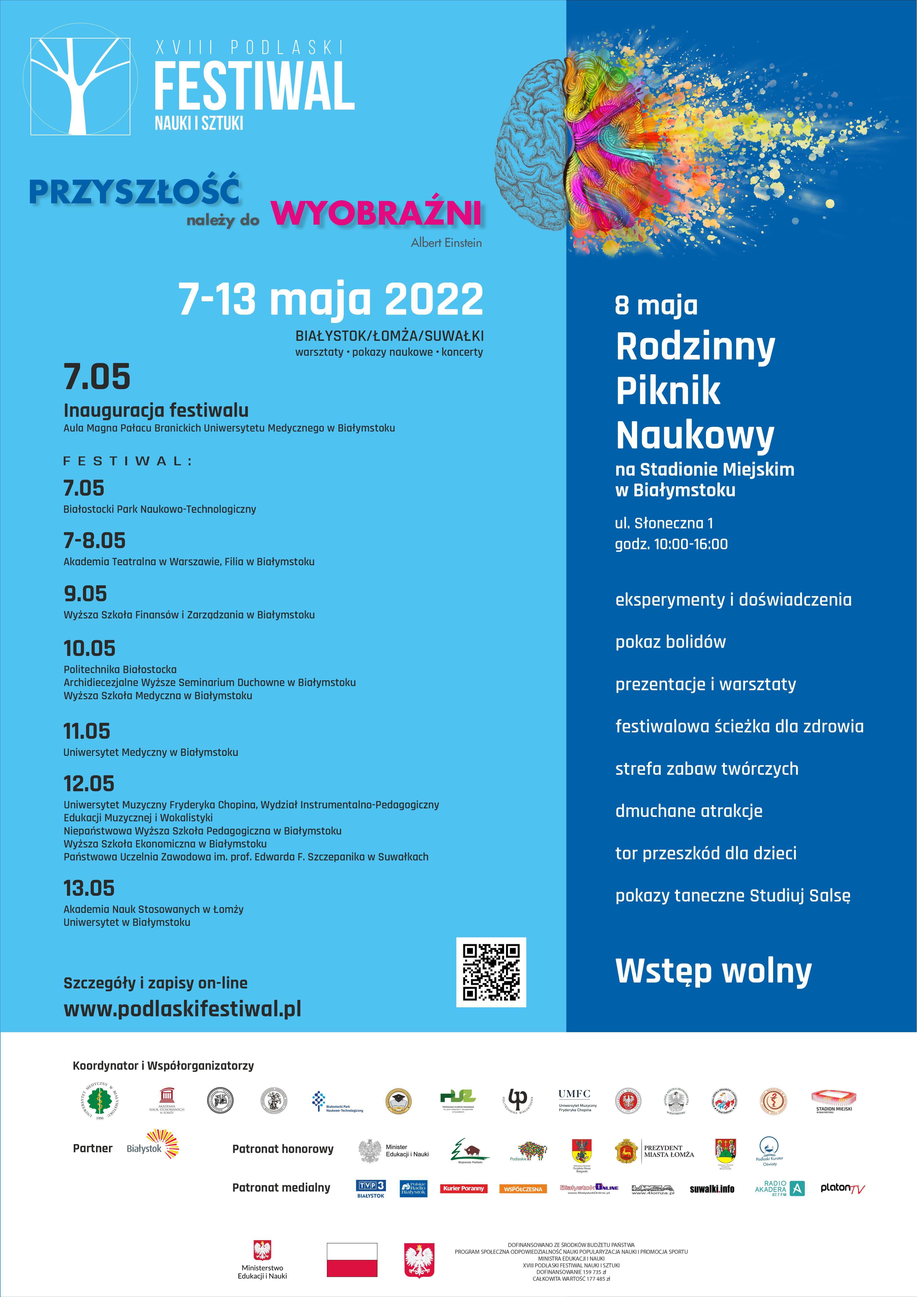 XVIII Podlaski Festiwal Nauki i Sztuki 2022