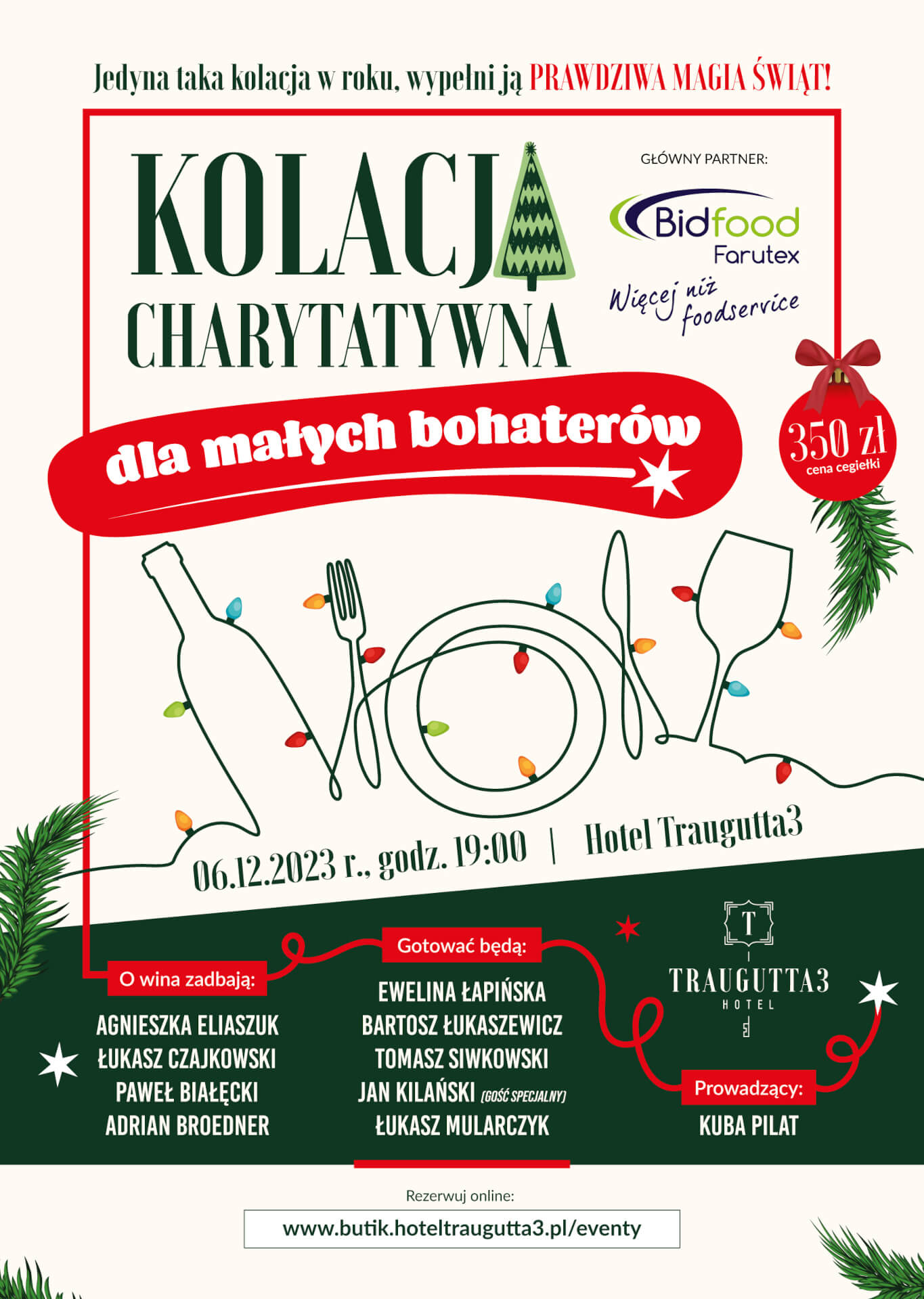 Kolacja charytatywna dla Małych Bohaterów